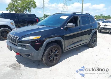 2017 Jeep Cherokee Trailhawk 4X4 z USA, uszkodzony, nr VIN 1C4PJMBS9HW537962